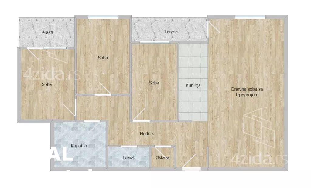 Četvorosoban stan | 4zida