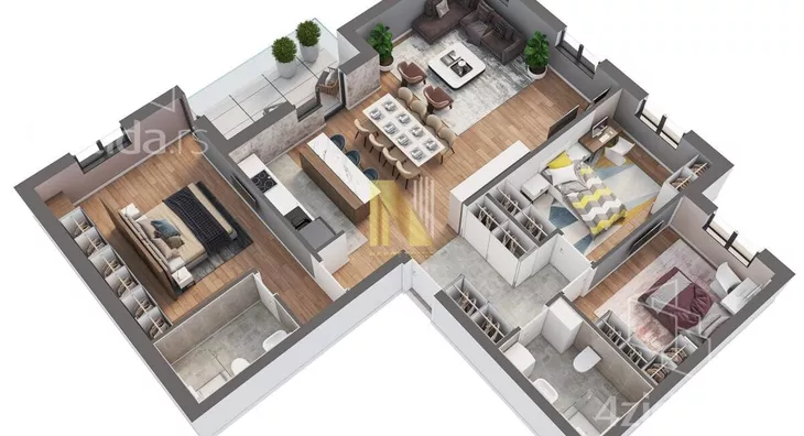 Četvorosoban stan | 4zida