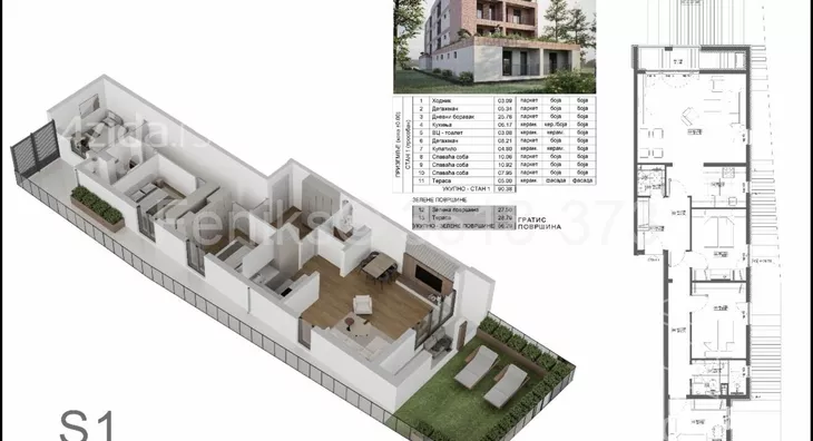 Troiposoban stan | 4zida