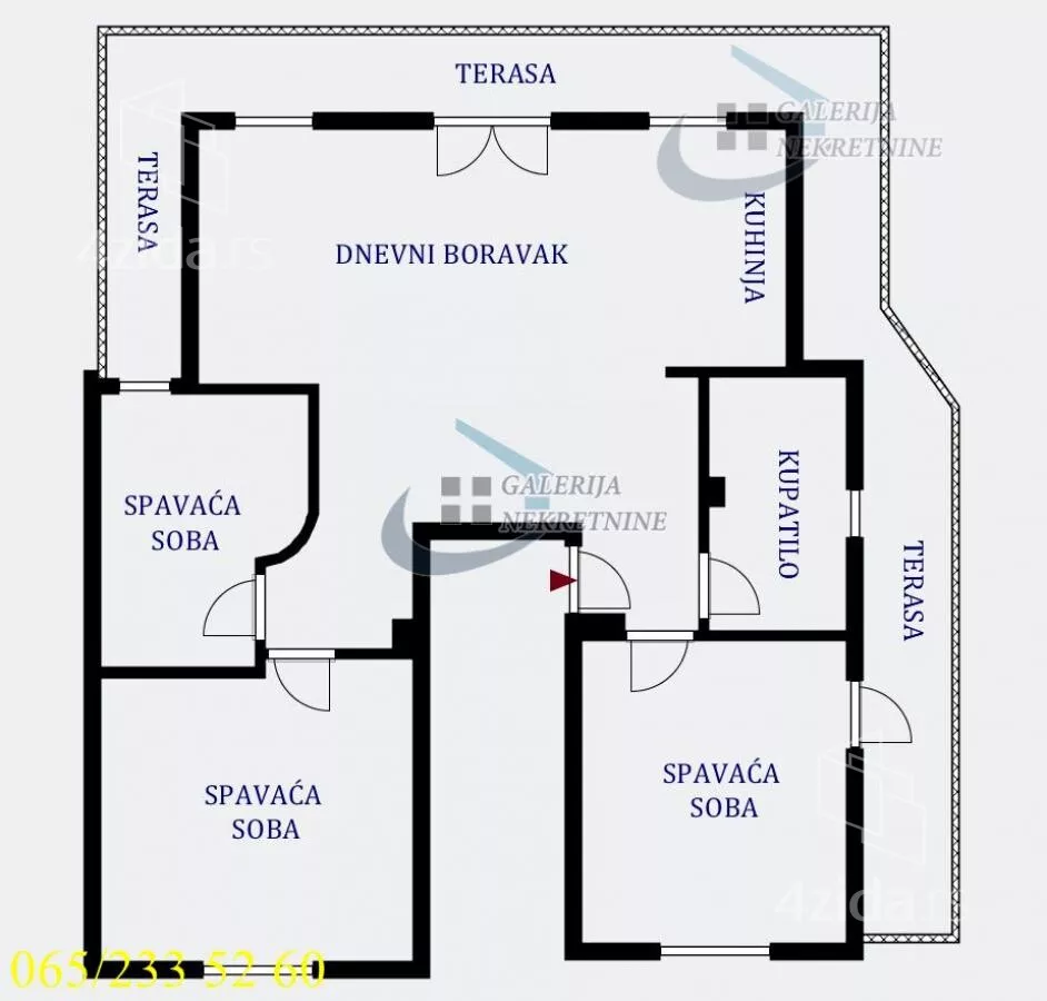 Troiposoban stan | 4zida