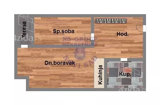 Dvosoban stan | 4zida