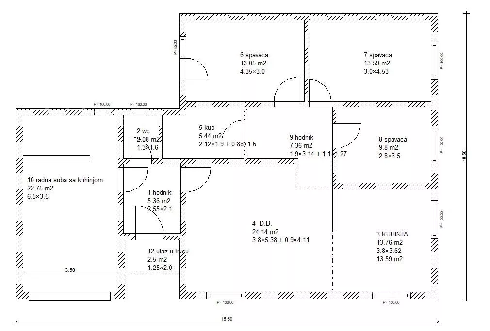 1-etažna kuća | 4zida
