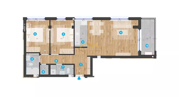 Trosoban stan | 4zida