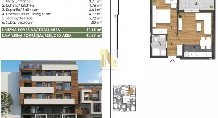 Dvosoban stan | 4zida