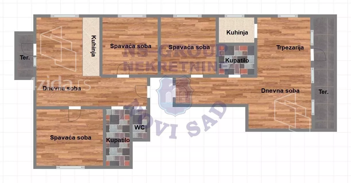 Petosoban stan | 4zida