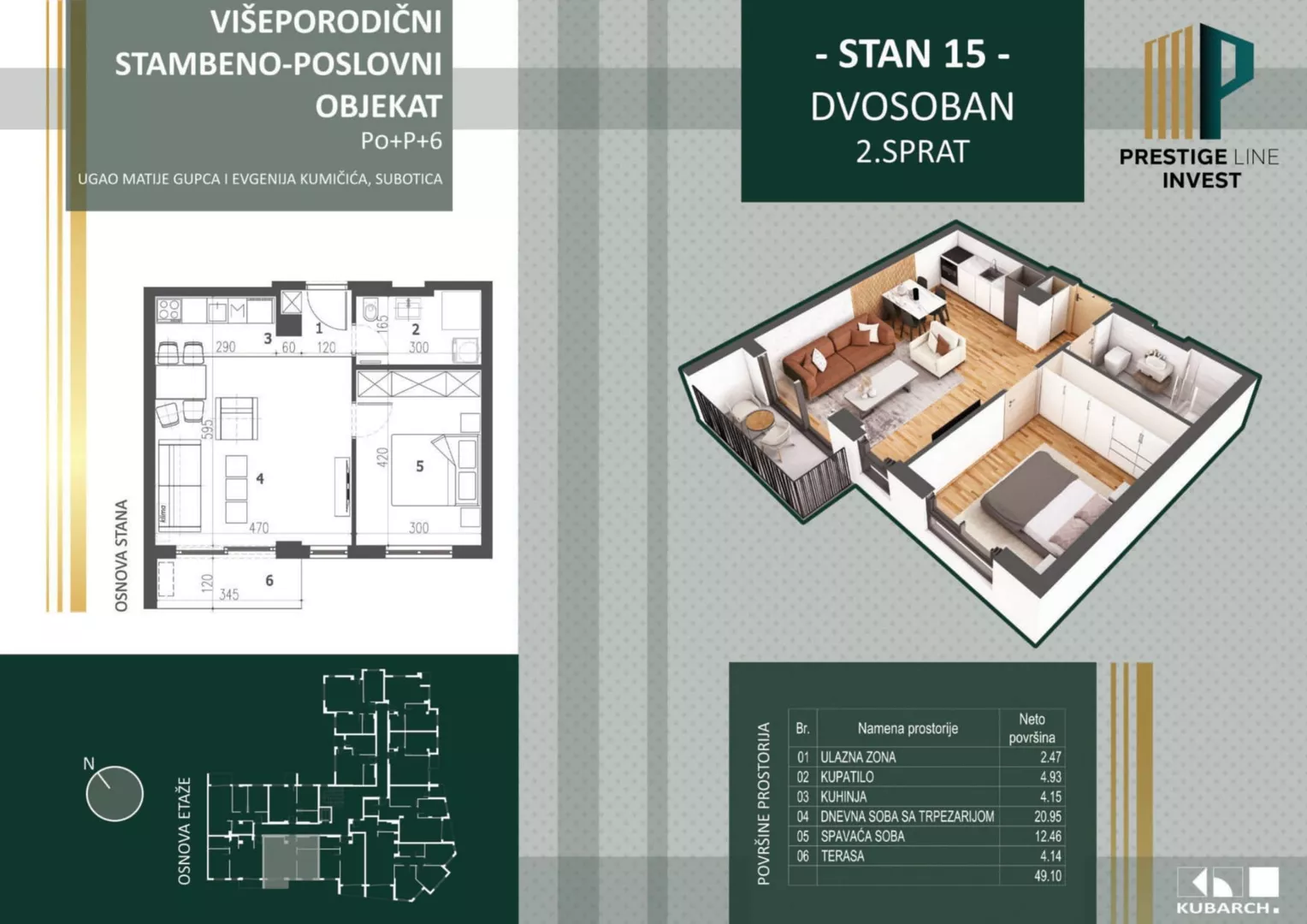 Dvosoban stan | 4zida