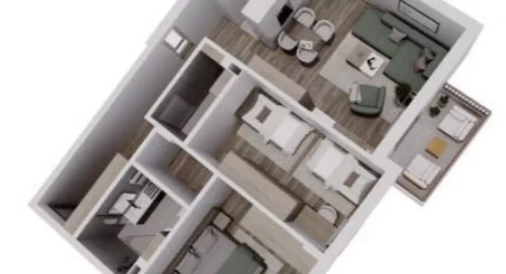 Trosoban stan | 4zida