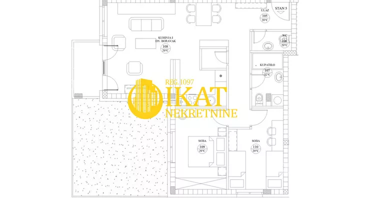 Trosoban stan | 4zida