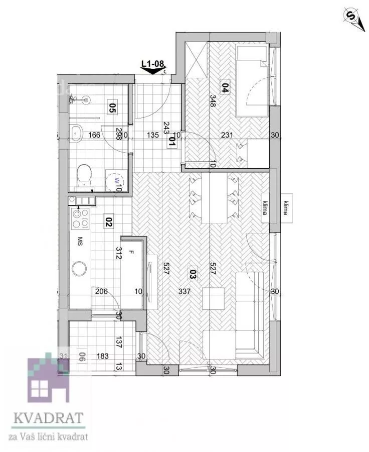 Jednoiposoban stan | 4zida