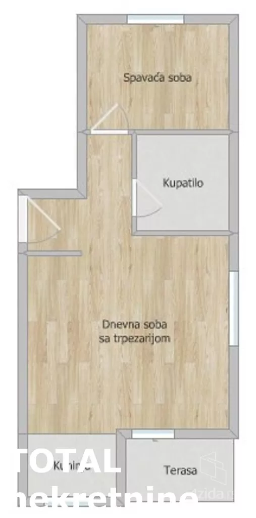 Jednoiposoban stan | 4zida