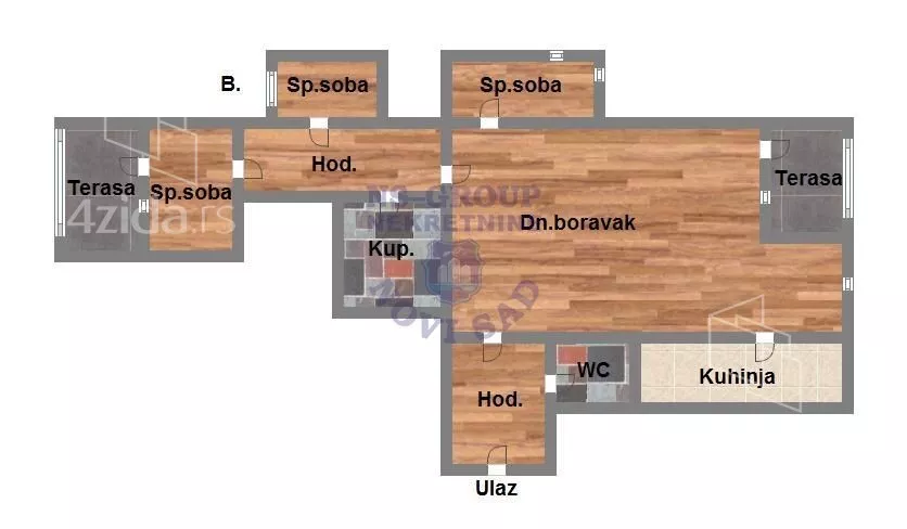 Četvorosoban stan | 4zida