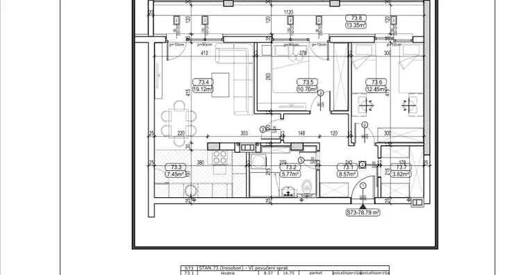 Trosoban stan | 4zida