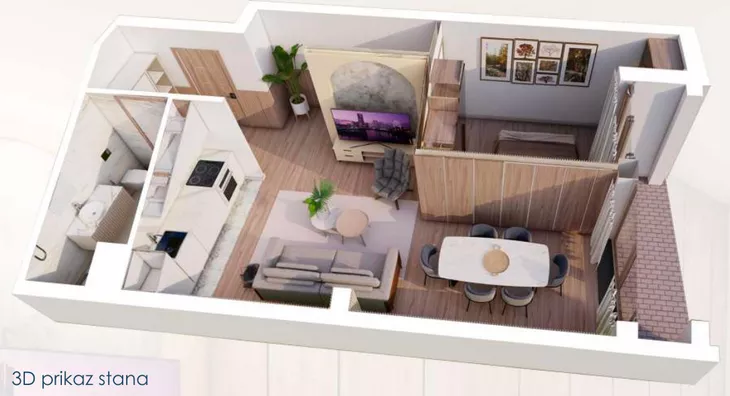 Dvosoban stan | 4zida