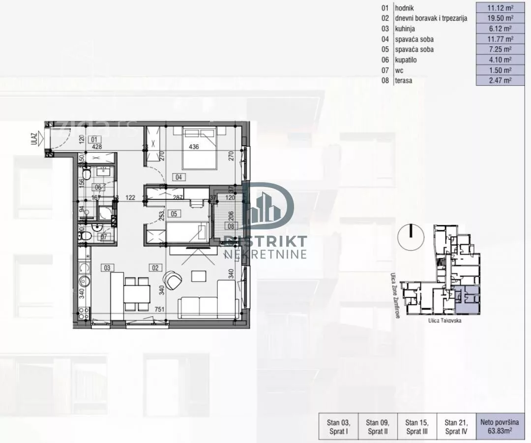 Dvoiposoban stan | 4zida