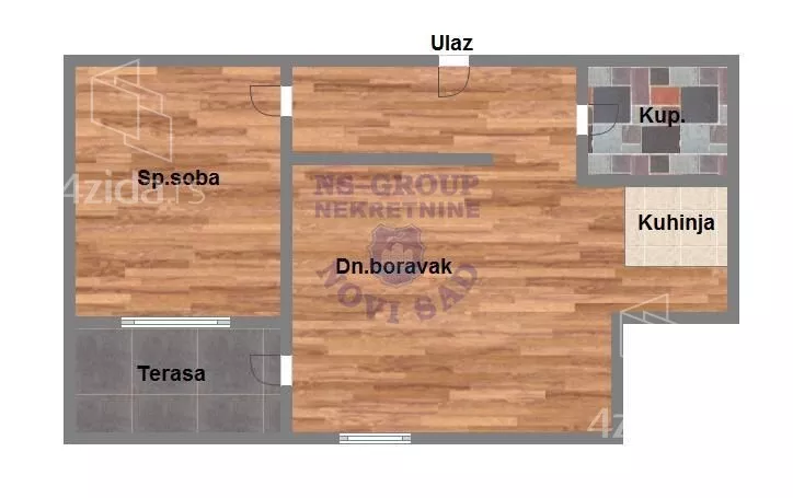 Jednoiposoban stan | 4zida
