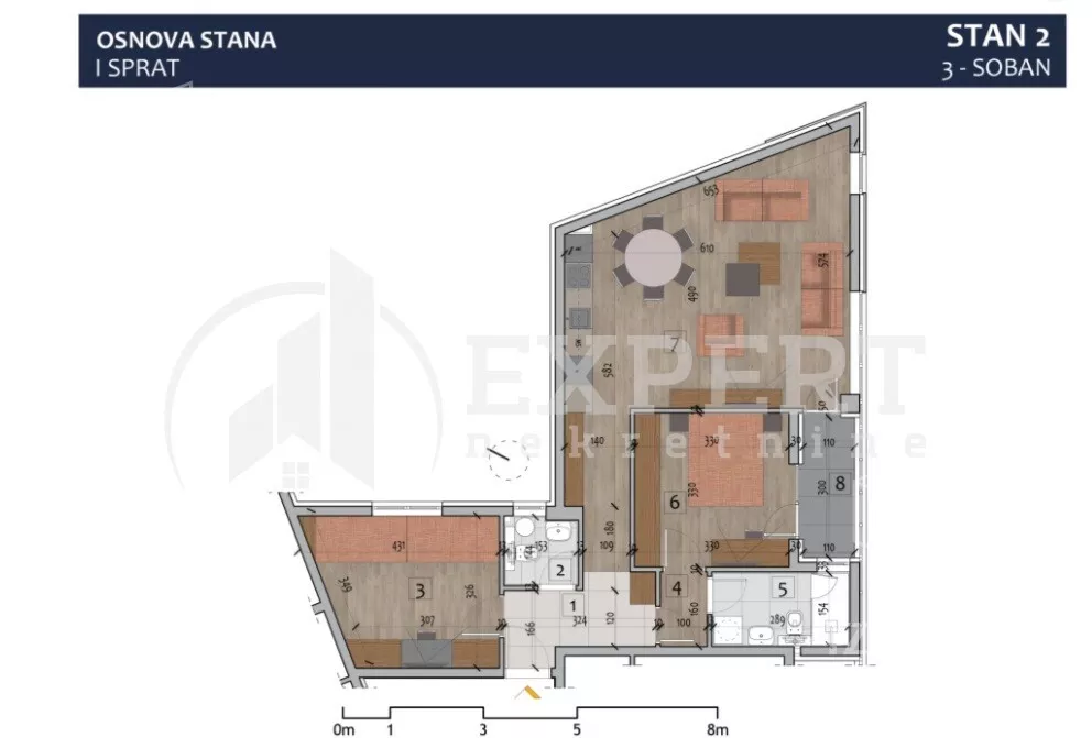 Trosoban stan | 4zida