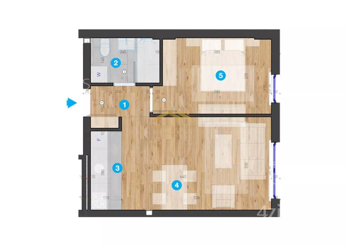 Dvosoban stan | 4zida