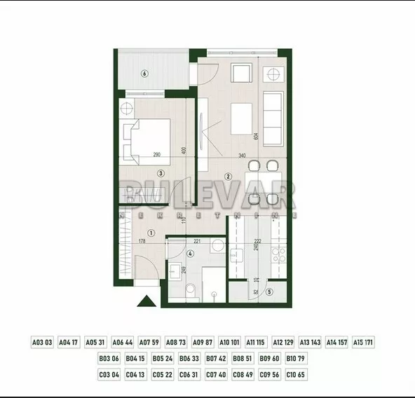 Dvosoban stan | 4zida