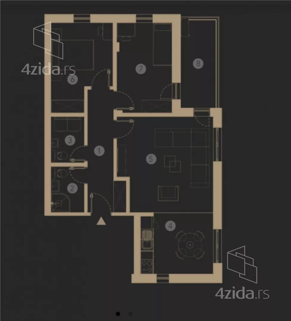 Trosoban stan | 4zida