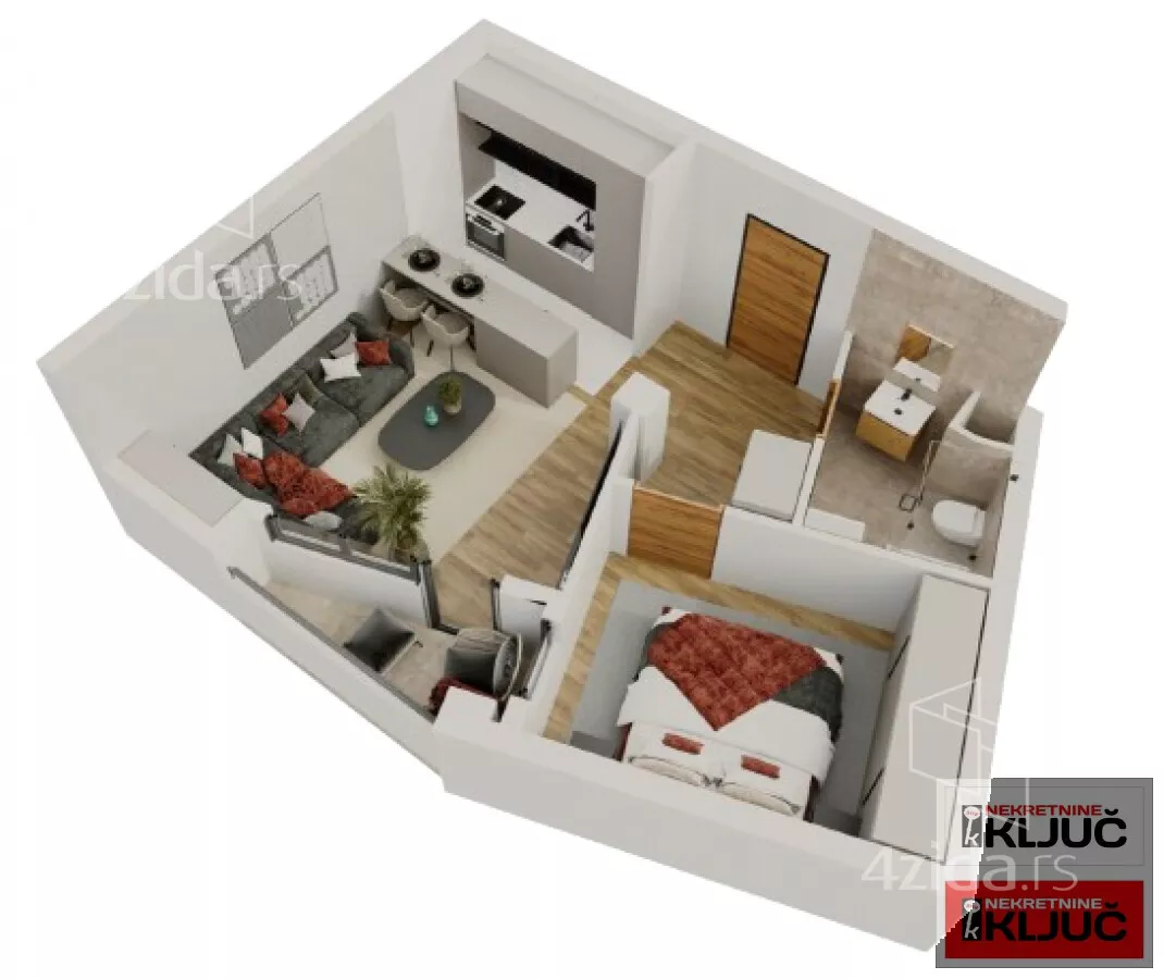 Dvosoban stan | 4zida