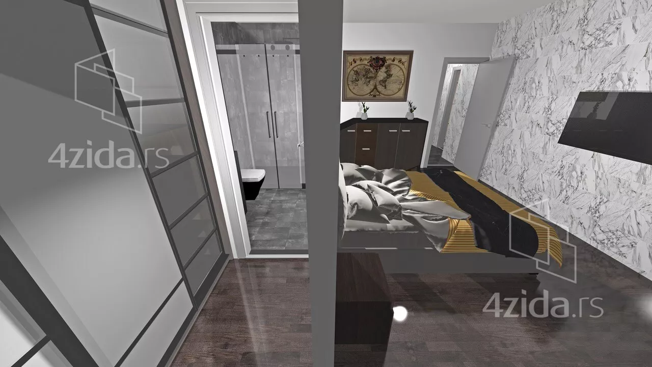 Četvoroiposoban stan | 4zida