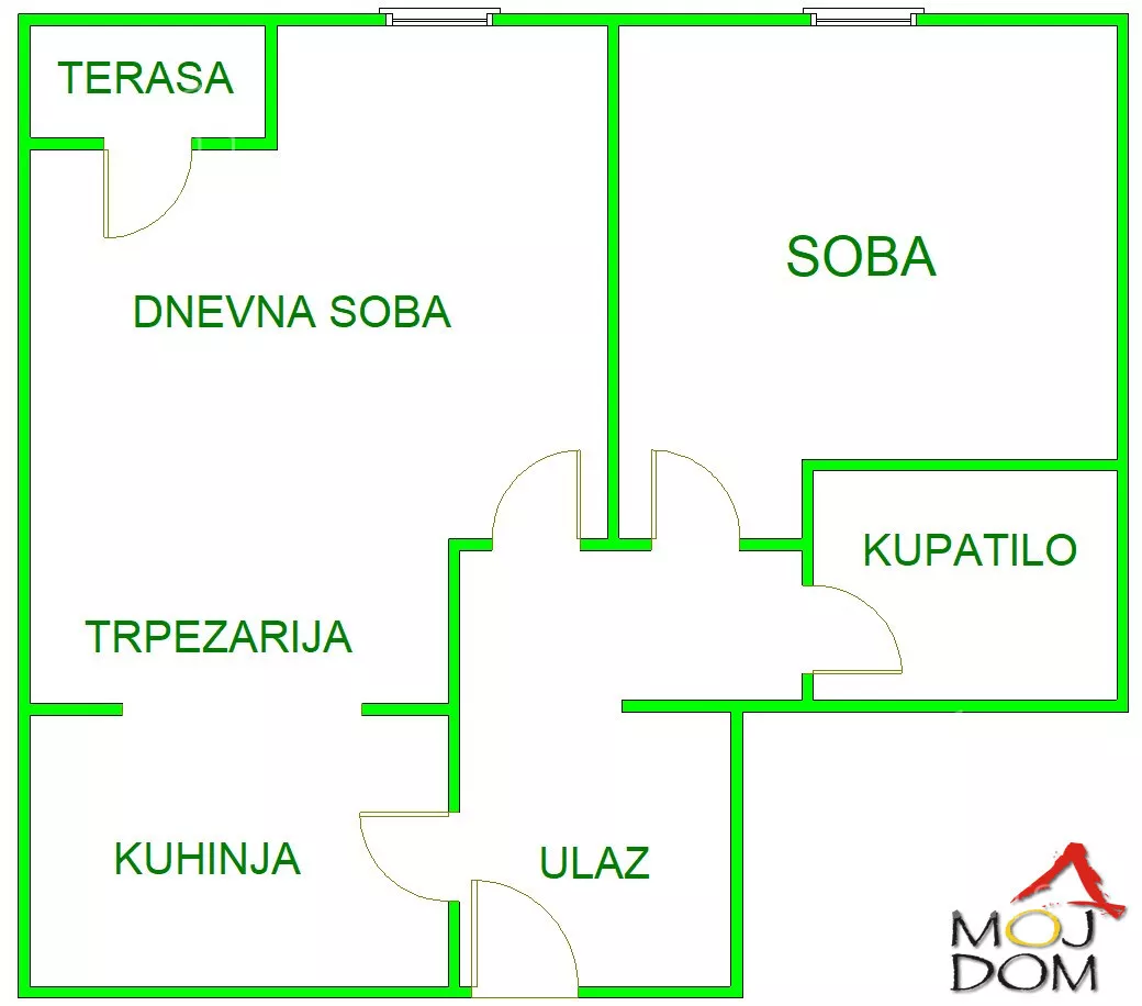 Dvosoban stan | 4zida