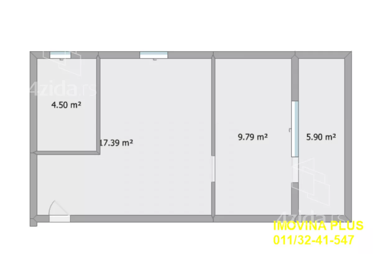 Jednoiposoban stan | 4zida