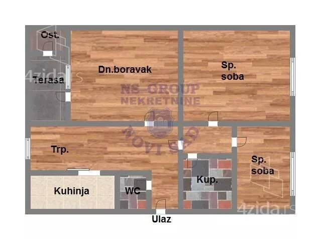 Trosoban stan | 4zida