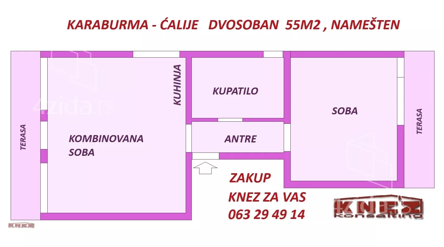 Dvosoban stan | 4zida