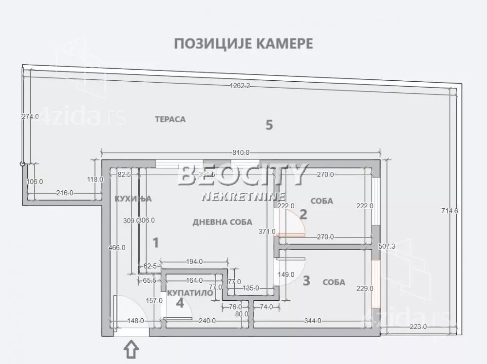 Trosoban stan | 4zida