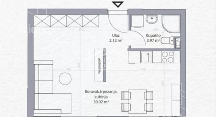 Jednosoban stan | 4zida