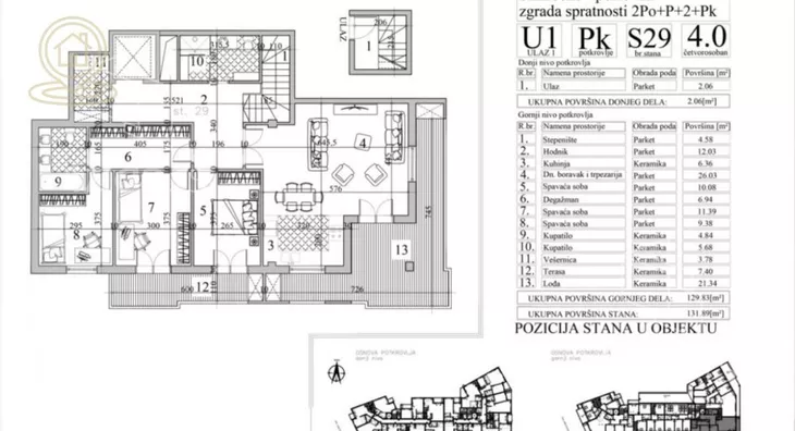 Troiposoban stan | 4zida