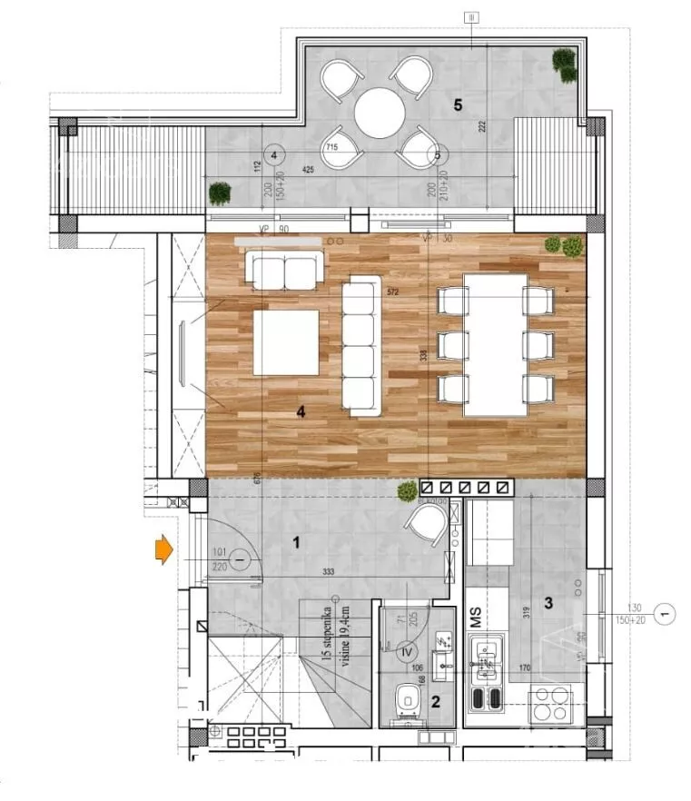 Trosoban stan | 4zida