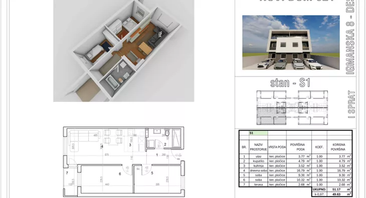 Dvoiposoban stan | 4zida