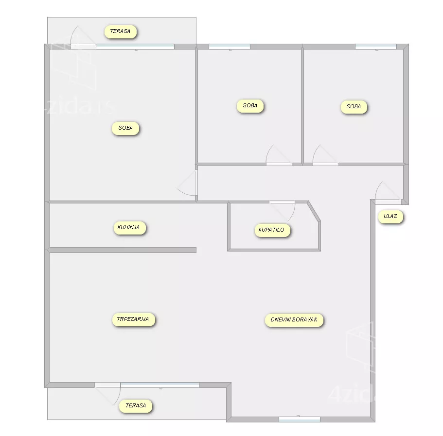 Četvorosoban stan | 4zida