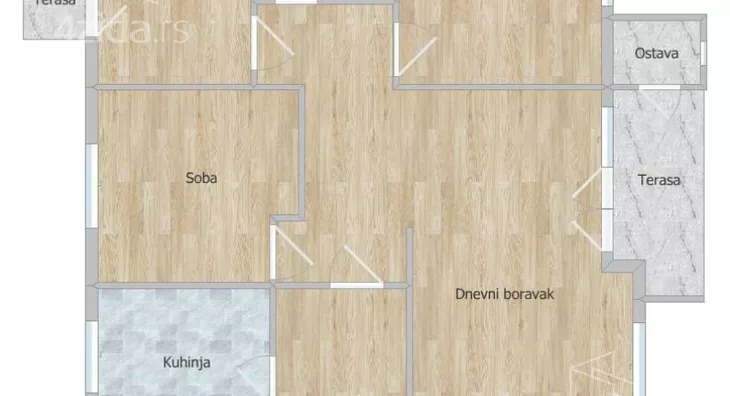 Troiposoban stan | 4zida