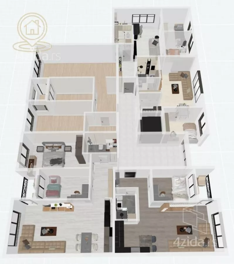 Dvoiposoban stan | 4zida