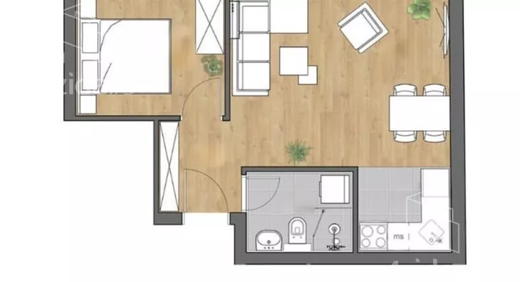 Jednoiposoban stan | 4zida