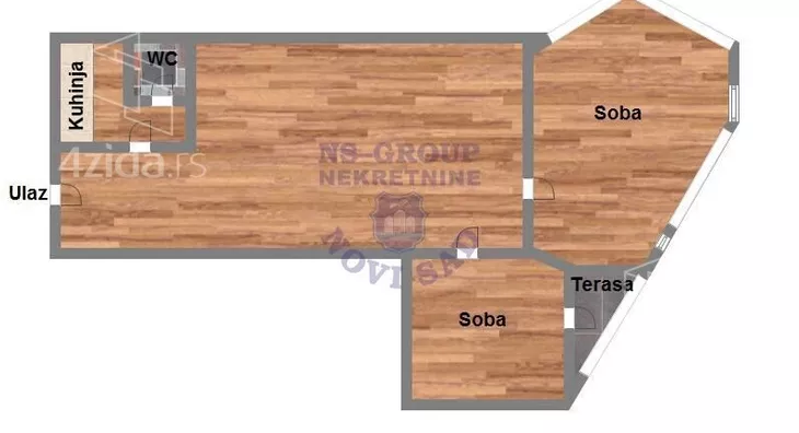 Trosoban stan | 4zida