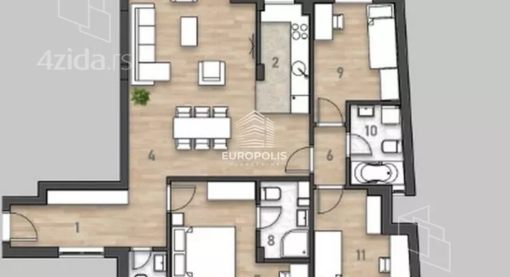 Četvorosoban stan | 4zida