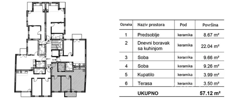 Trosoban stan | 4zida