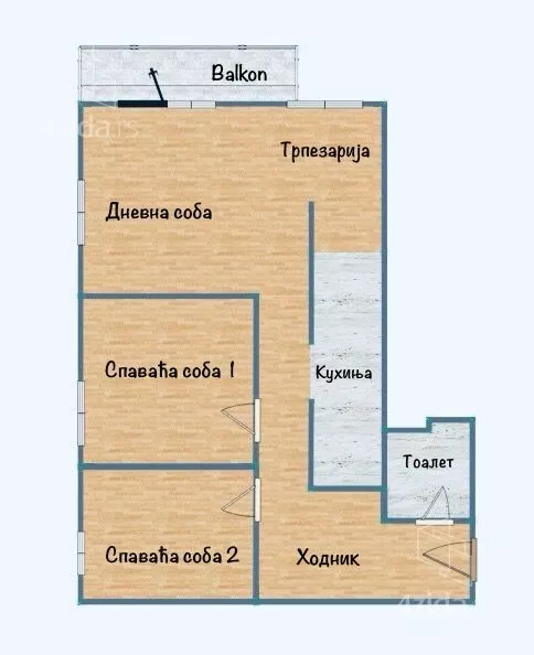 Trosoban stan | 4zida