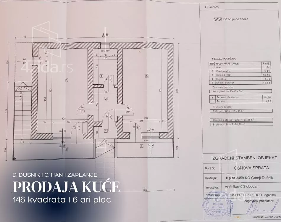 2-etažna kuća | 4zida