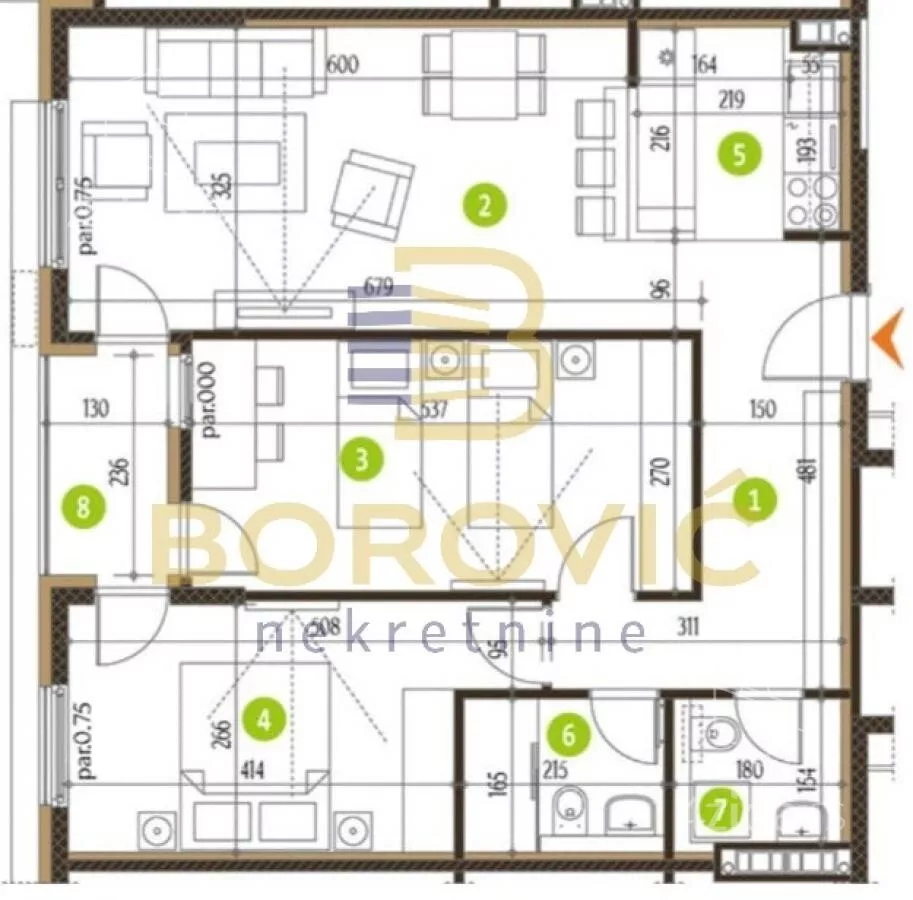 Trosoban stan | 4zida