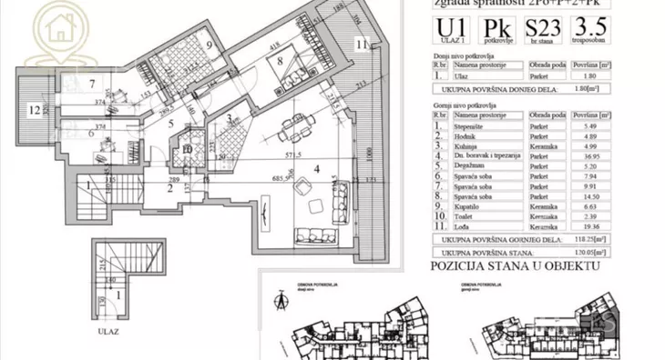 Troiposoban stan | 4zida