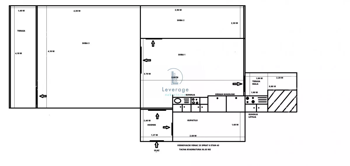 Trosoban stan | 4zida