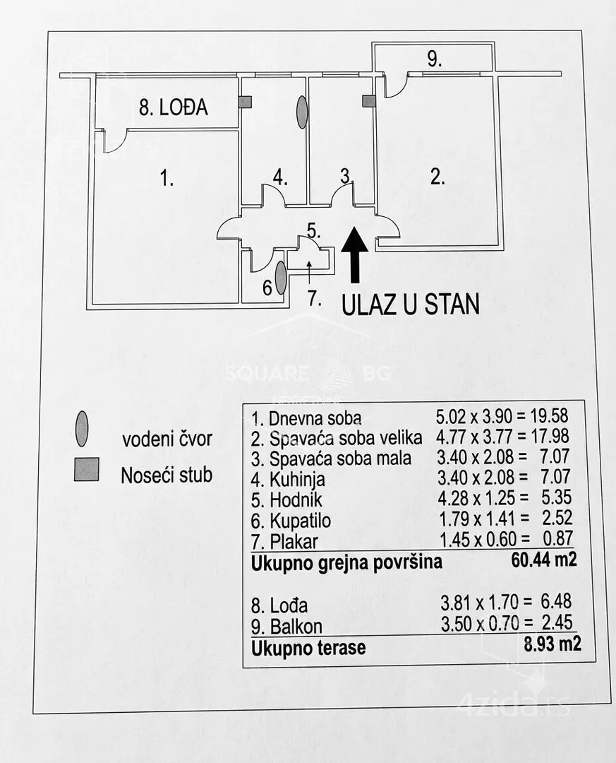 Trosoban stan | 4zida