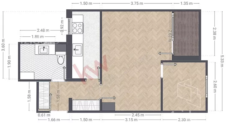 Dvosoban stan | 4zida