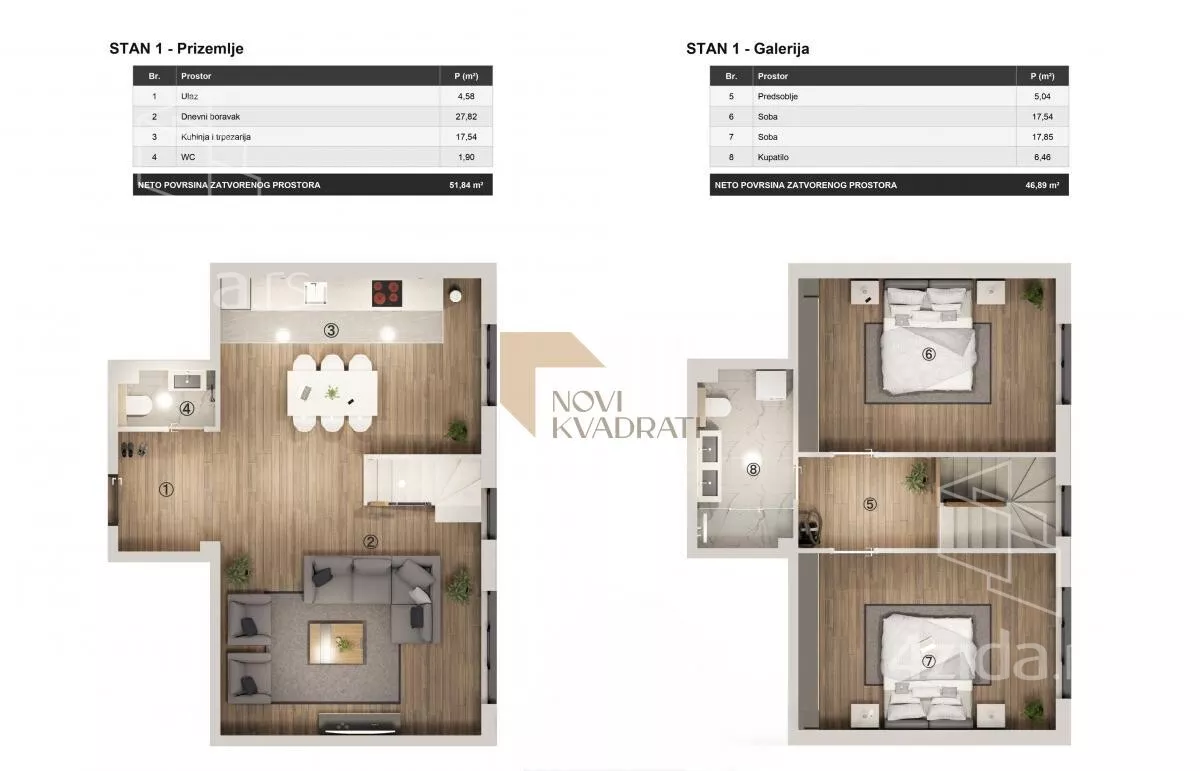 Trosoban stan | 4zida