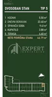 Dvosoban stan | 4zida